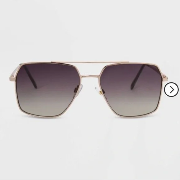 Women's Satin Metal Aviator
Sunglasses with Gradient Lenses - Universal Thread™ - Picture 2 of 7